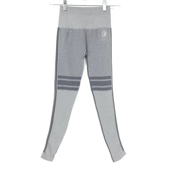 Bombshell Sportswear Women's Size XS Pro Seamless Leggings Gray - Picture 2 of 7